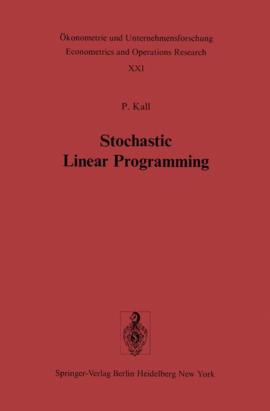 Produktbild: Stochastic Linear Programming