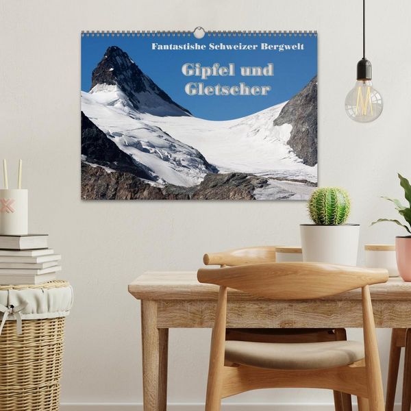 Produktbild: Fantastische Schweizer Bergwelt - Gipfel und Gletscher (Wandkalender 2026 DIN A3 quer), CALVENDO Monatskalender