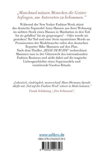 Produktbild: Tod auf der Fashion Week