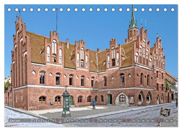 Produktbild: Salzwedel zur Kaiserzeit in Farbe - Fotos restauriert und koloriert (Tischkalender 2026 DIN A5 quer), CALVENDO Monatskalender