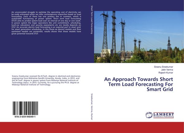 Produktbild: An Approach Towards Short Term Load Forecasting For Smart Grid