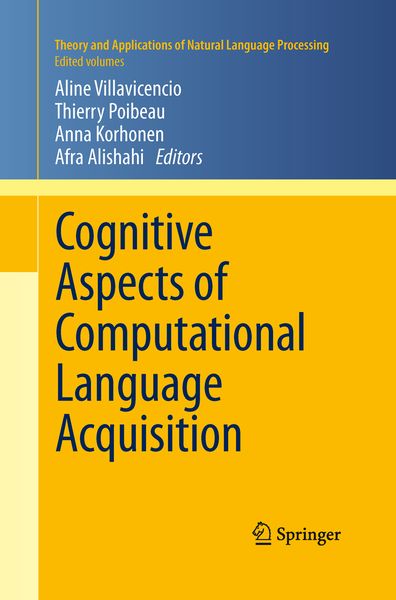 Produktbild: Cognitive Aspects of Computational Language Acquisition