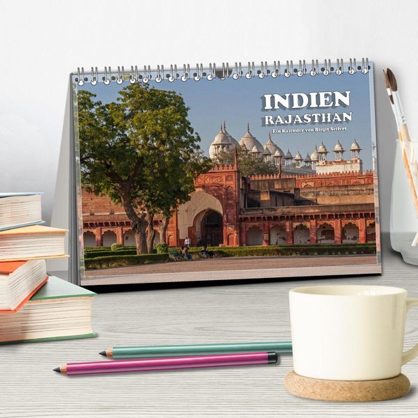 Produktbild: Indien, Rajasthan (Tischkalender 2026 DIN A5 quer), CALVENDO Monatskalender