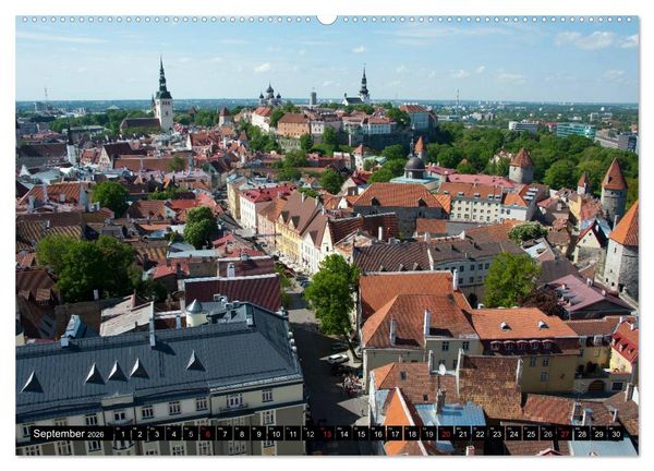 Produktbild: Hauptst&auml;dte des Baltikums (hochwertiger Premium Wandkalender 2026 DIN A2 quer), Kunstdruck in Hochglanz