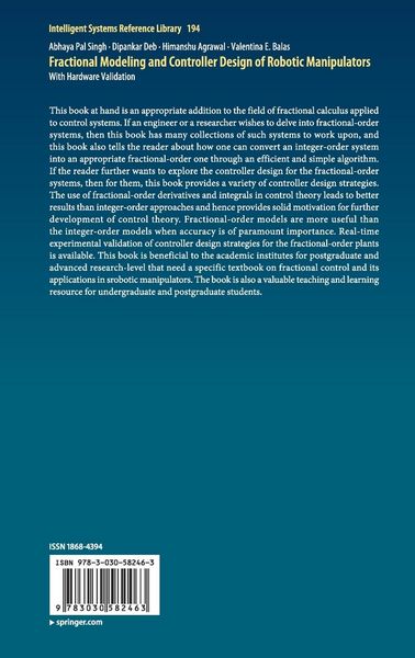 Produktbild: Fractional Modeling and Controller Design of Robotic Manipulators