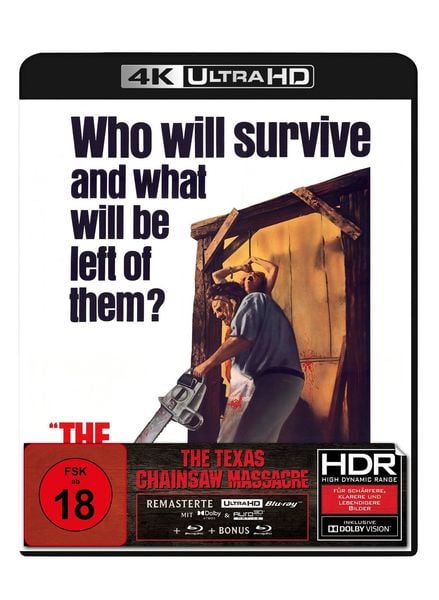 Produktbild: The Texas Chainsaw Massacre (4K Ultra HD Blu-ray + Blu-ray + Bonus-Blu-ray)