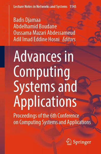 Produktbild: Advances in Computing Systems and Applications