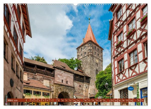 Produktbild: N&uuml;rnberg - Historische Altstadt (Wandkalender 2026 DIN A2 quer), CALVENDO Monatskalender