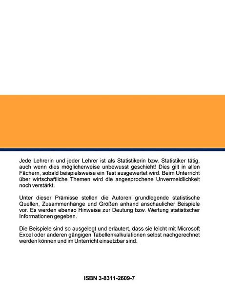 Produktbild: Statistik und statistische Messgr&ouml;ssen im Wirtschaftslehreunterricht