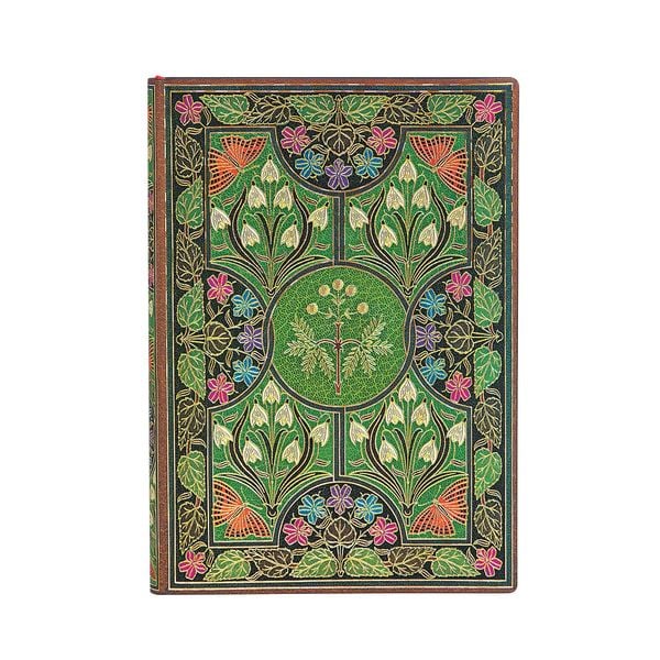 Produktbild: Softcover Notizbuch Bl&uuml;hende Poesie, Midi, Liniert