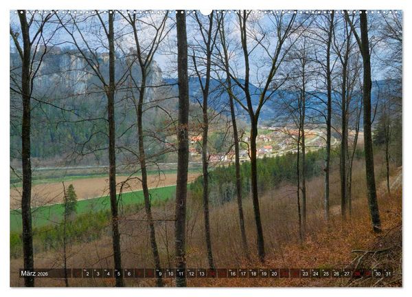 Produktbild: JahresZeiten an der Oberen Donau (Wandkalender 2026 DIN A2 quer), CALVENDO Monatskalender