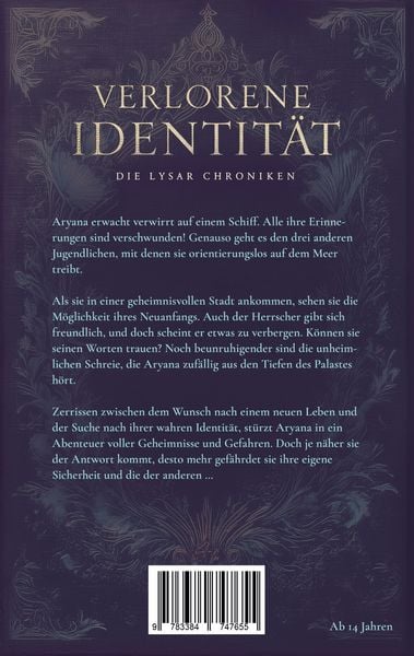 Produktbild: Verlorene Identit&auml;t - ein unvergessliches Fantasyabenteuer