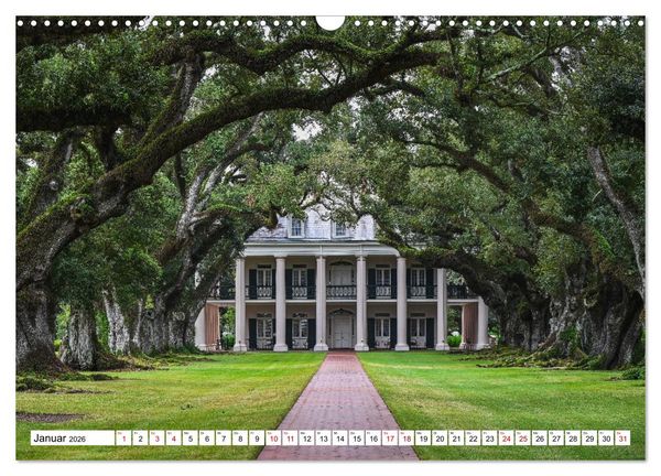 Produktbild: Louisiana - S&uuml;mpfe und Plantagenh&auml;user (Wandkalender 2026 DIN A3 quer), CALVENDO Monatskalender