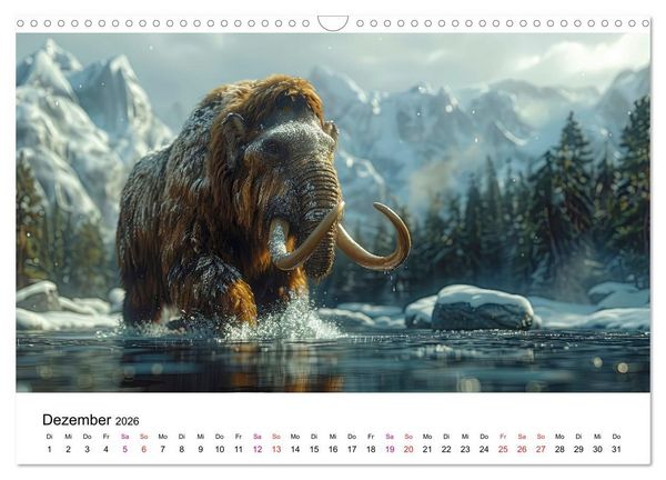 Produktbild: Reise in die Urzeit (Wandkalender 2026 DIN A3 quer), CALVENDO Monatskalender