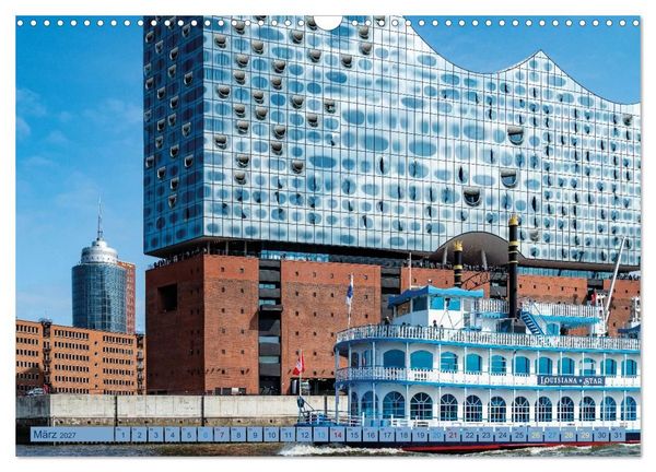 Produktbild: Mein Hamburg - Stadt am Wasser (Wandkalender 2027 DIN A3 quer), CALVENDO Monatskalender
