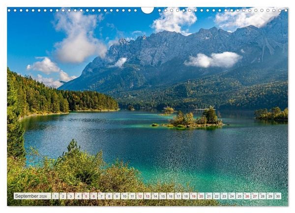 Produktbild: Bayerisches Alpenparadies (Wandkalender 2026 DIN A3 quer), CALVENDO Monatskalender