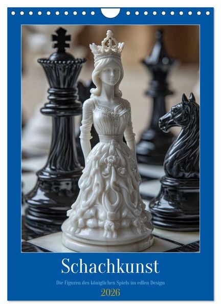 Produktbild: Schachkunst (Wandkalender 2026 DIN A4 hoch), CALVENDO Monatskalender