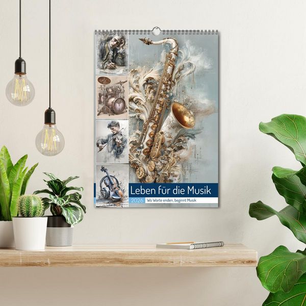Produktbild: Leben f&uuml;r die Musik (Wandkalender 2026 DIN A3 hoch), CALVENDO Monatskalender