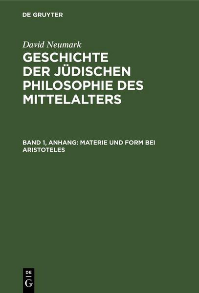 Produktbild: Materie und Form bei Aristoteles