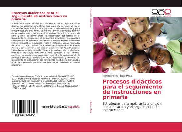 Produktbild: Procesos did&aacute;cticos para el seguimiento de instrucciones en primaria