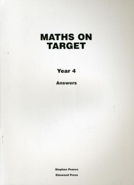 Produktbild: Maths on Target Year 4 Answers