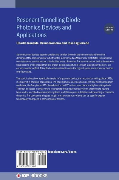 Produktbild: Resonant Tunneling Diode Photonics Devices and Applications (Second Edition)