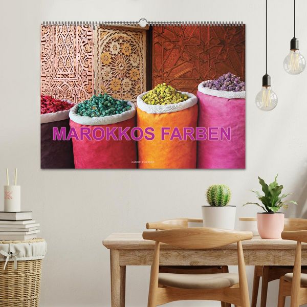 Produktbild: Marokkos Farben (Wandkalender 2026 DIN A2 quer), CALVENDO Monatskalender