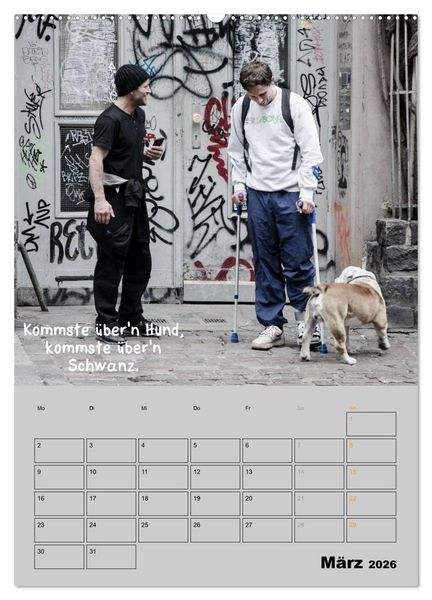 Produktbild: Berliner Stra&szlig;enfoto Kalender 2026 (Wandkalender 2026 DIN A2 hoch), CALVENDO Monatskalender