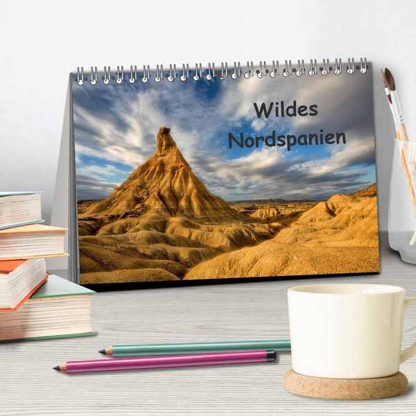 Produktbild: Wildes Nordspanien (Tischkalender 2026 DIN A5 quer), CALVENDO Monatskalender