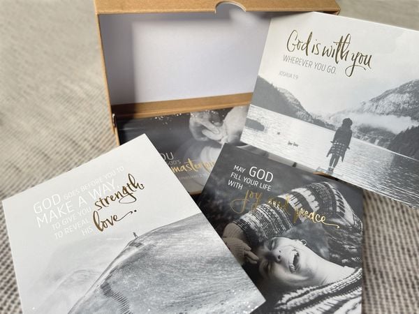 Produktbild: With God all things are possible - Postkartenset
