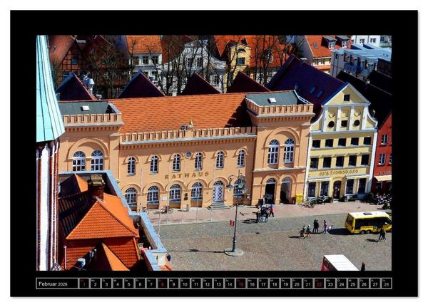 Produktbild: Residenzstadt Schwerin (Tischkalender 2026 DIN A5 quer), CALVENDO Monatskalender