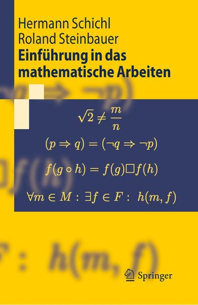 Produktbild: Einf&uuml;hrung in das mathematische Arbeiten