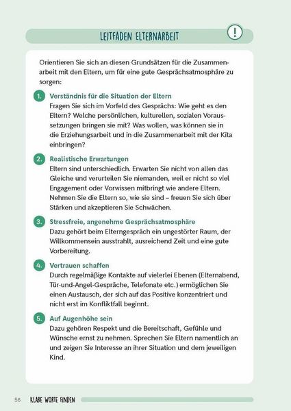Produktbild: Klare Worte finden &ndash; Elterngespr&auml;che in der Kita