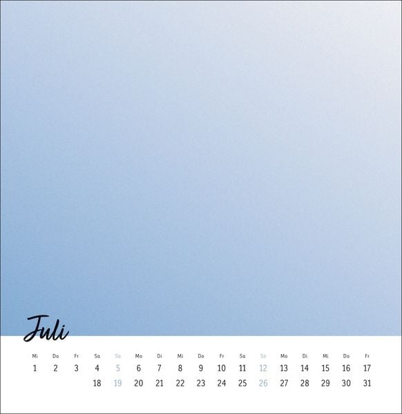 Produktbild: Kreativkalender zum Aufstellen Design 2026