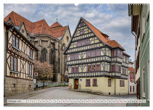 Produktbild: Arnstadt Impressionen (hochwertiger Premium Wandkalender 2026 DIN A2 quer), Kunstdruck in Hochglanz
