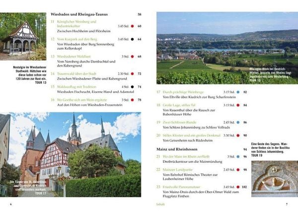 Produktbild: Wanderungen f&uuml;r Langschl&auml;fer Rhein-Main