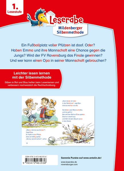 Produktbild: Leserabe mit Mildenberger Silbenmethode - Fu&szlig;ballgeschichten