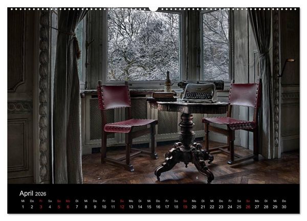 Produktbild: Geheimnisvolle Orte - Lost Places (Wandkalender 2026 DIN A2 quer), CALVENDO Monatskalender