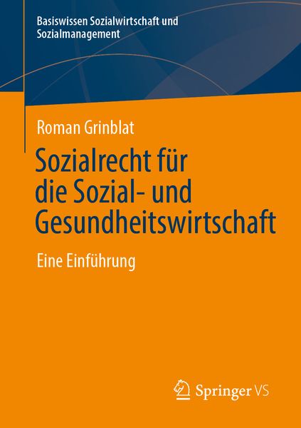Produktbild: Sozialrecht f&uuml;r die Sozial- und Gesundheitswirtschaft