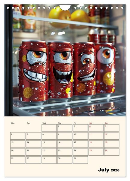 Produktbild: The Light ist still on in the Fridge (Wall Calendar 2026 DIN A4 portrait), CALVENDO 12 Month Wall Calendar