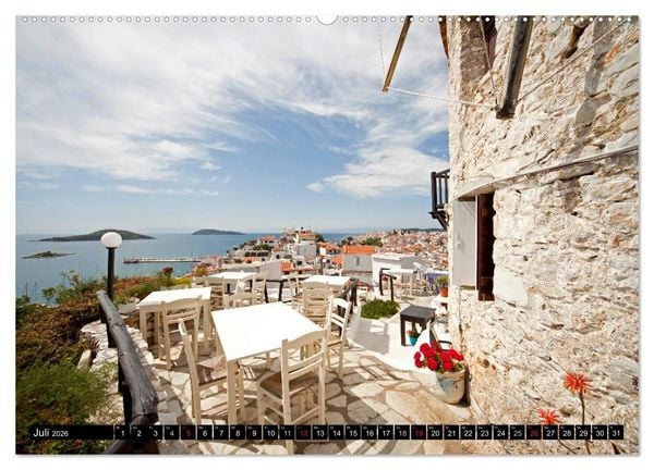 Produktbild: Skiathos + Skopelos (hochwertiger Premium Wandkalender 2026 DIN A2 quer), Kunstdruck in Hochglanz