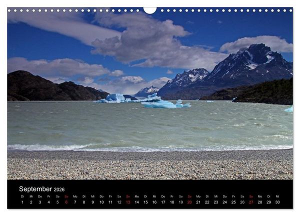 Produktbild: S&uuml;dpatagonien &ndash; das "Ende" der Welt (Wandkalender 2026 DIN A3 quer), CALVENDO Monatskalender