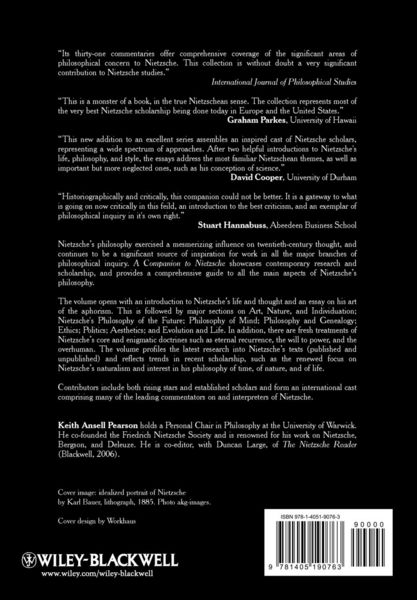 Produktbild: A Companion to Nietzsche