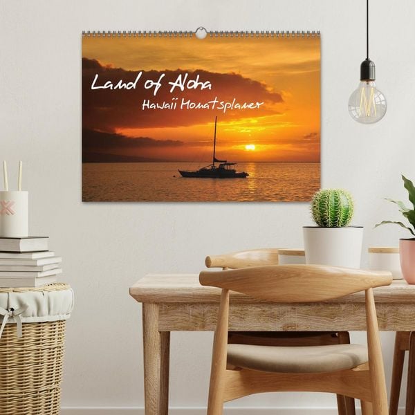 Produktbild: Land of Aloha - Hawaii Monatsplaner (Wandkalender 2026 DIN A3 quer), CALVENDO Monatskalender