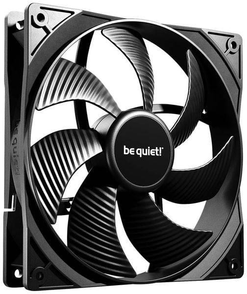 Produktbild: BeQuiet Pure Wings 3 PC-Geh&auml;use-L&uuml;fter Schwarz (B x H x T) 140 x 25 x 140 mm