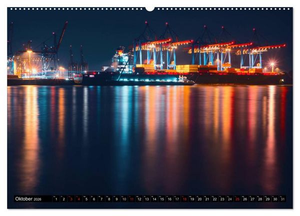 Produktbild: Hamburg - die sch&ouml;nste Stadt der Welt (hochwertiger Premium Wandkalender 2026 DIN A2 quer), Kunstdruck in Hochglanz