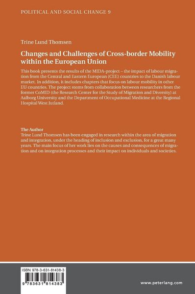 Produktbild: Changes and Challenges of Cross-border Mobility within the European Union