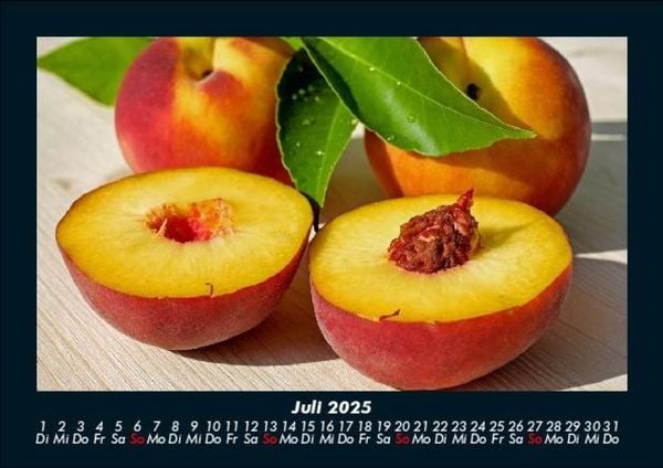 Produktbild: Obstkalender 2025 Fotokalender DIN A5