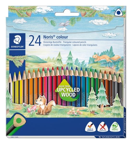 Produktbild: STAEDTLER Buntstift Noris colo 24ST 100% PEFC
