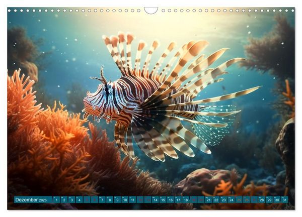 Produktbild: Fantasie bei die Fische! (Wandkalender 2026 DIN A3 quer), CALVENDO Monatskalender
